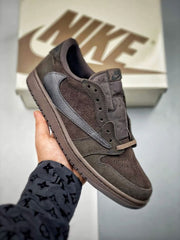 Travis Scoot X Air Jordan 1 Retro Velvet Brown