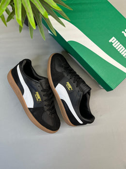 PALERMO BLACK GUM LEATHER