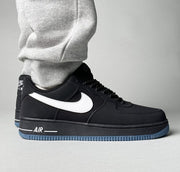 Airforce 1 Black Reflective Swoosh