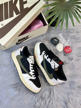 Travis Scoot X Air Jordan 1 Retro OLIVE GREEN