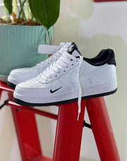Airforce 1 WHITE BLACK MINI SWOOSH 2025