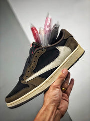 Air Jordan 1 Low X TS Dark Mocha