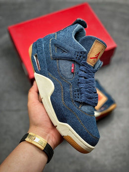 AJ RETRO 4 X LEVIS BLUE DENIM