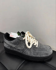 Airforce 1 Low Suede Grey Black