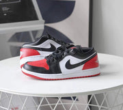 Air Jordan 1 Low Bred Toe 2.0