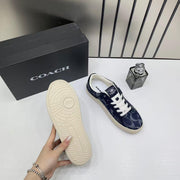Clip Court Low Top Sneaker Canvas For Her Navy