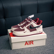 Airforce 1 Low X Dior Maroon Beige