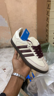 Samba Wonder White Maroon